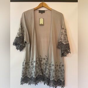 Anthropologie Sundays in Brooklyn lightweight cotton/linen cardigan, siz…